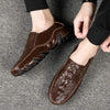 MEN'S BUSINESS CASUAL CROCODILE LEATHER SHOES MUA2975E7F