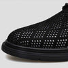 MEN'S KNIT HOLLOW OUT MESH PANEL BUSINESS DRESS SHOES MUA1735F6F