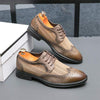 MEN'S HOLLOW OUT BREATHABLE BROGUE DRESS SHOES MUA0913F9F