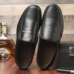 MEN'S BUSINESS CASUAL LEATHER SHOES 03884883YL