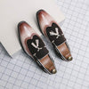 MEN'S CLASSIC CASUAL BROGUE TASSEL LOAFERS MUA0920F6F