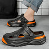 MEN'S THICK-SOLED CLOSED-TOE BEACH CLOGS WITH VENTILATION MUA0883G7F