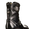 MEN'S RETRO BUCKLE LEATHER BOOTS 58372334YL