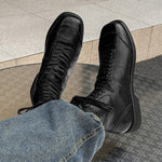 MEN'S CASUAL FASHION STITCHING LACE-UP BOOTS 40831044S