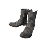 MEN'S ROUND TOE SIDE ZIPPER RETRO BOOTS 67162883YL