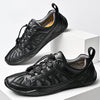 MEN'S BREATHABLE LEATHER CASUAL SNEAKERS MUA0976G8I