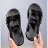 MEN'S LEATHER COMFORT CASUAL SLIDES SHOES MUA0550F3I