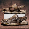 MEN'S PREMIUM LEATHER RETRO SANDAL SHOES MUA0669F3I