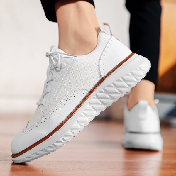 MEN'S BREATHABLE LIGHTWEIGHT WOVEN CASUAL SNEAKERS 08632659S