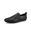 MEN'S WOVEN LEATHER SLIP-ON SHOES MUA0472G4I