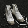 MEN'S CASUAL FASHION STITCHING LACE-UP BOOTS 40831044S