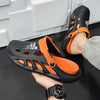 MEN'S CASUAL OUTDOOR BEACH PERFORATED ANTI-SLIP SANDALS MUA2683E2F