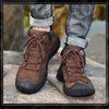 MEN'S RETRO OUTDOOR HIKING LACE-UP SHORT BOOTS MUA1034G1I