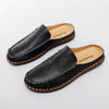 MEN'S LUXURY LEATHER MOC SANDALS SHOES MUA2874E6I