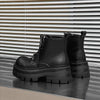 MEN'S BLACK LACE UP LEATHER BOOTS MUA1837G9I