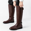 MEN'S ELEGANT LEATHER OVER-KNEE BOOTS MUA2100G2I