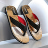 MEN'S RETRO CONTRASTING COLOR FLIP FLOPS MUA0246G6I