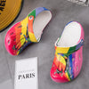 MEN'S COLORFUL ANIMAL AND RAINBOW DESIGN CLOG SHOES MUA2345E2I