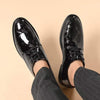 MEN'S BUSINESS FORMAL GLOSSY DRESS SHOES MUA2637E8F