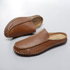 MEN'S LUXURY LEATHER MOC SANDALS SHOES MUA2874E6I
