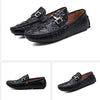 MEN'S RETRO RLUXURY CROCODILE-PRINT LEATHER DRESS SHOES MUA0686F4I