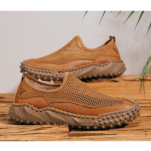 MEN'S BREATHABLE MESH SNEAKERS WITH DUAL COLOR OPTIONS MUA2029F7I