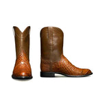 MEN'S VINTAGE CROCODILE PRINT WESTERN COWBOY BOOTS 32791869S