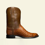 MEN'S VINTAGE CROCODILE PRINT WESTERN COWBOY BOOTS 32791869S