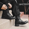 MEN'S CLASSIC LEATHER BOOTS WITH REFINED DESIGN MUA1901G7I
