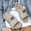 MEN'S CASUAL THICK-SOLED BEACH SLIDES MUA1353F1F