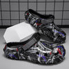 MEN'S TRENDY AND ARTFUL CLOGS WITH COLORFUL PAINT DESIGN MUA2512F7I