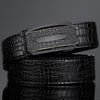 MEN'S LUXURY CROCODILE-PRINT LEATHER BELT FOR ELEGANT STYLE MUA1240F7I