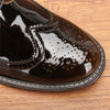 MEN'S POLISHED LEATHER BROGUE SHOES MUA2280E8I