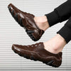 MEN'S BUSINESS CASUAL CROCODILE LEATHER SHOES MUA2975E7F