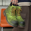 MEN'S EDGY VINTAGE LEATHER BOOTS WITH UNIQUE TEXTURE MUA1617F7I