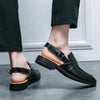 MEN'S SLIP-ON BREATHABLE VERSATILE LEATHER LOAFERS MUA0335F7F