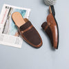 MEN'S FASHIONABLE BREATHABLE SLIP-ON CLOSED-TOE MULES MUA1142F0F