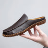 MEN'S LUXURY LEATHER MOC SANDALS SHOES MUA2874E6I