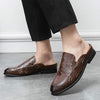 MEN'S SLIP-ON LAZY MULE LEATHER LOAFERS MUA3017E2F