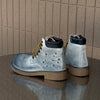 MEN'S EDGY VINTAGE LEATHER BOOTS WITH UNIQUE TEXTURE MUA1617F7I