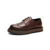 MEN'S CLASSIC LEATHER BRIDGED BROGUE SHOES WITH TIMELESS ELEGANCE MUA1798G9I