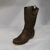 MEN'S RETRO BUCKLE MID-CALF SQUARE-TOE KNIGHT BOOTS 37735650S