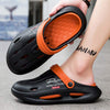 MEN'S FASHIONABLE CLOSED-TOE ANTI-SLIP BEACH CLOGS MUA0720F4F