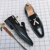 MEN'S CLASSIC CASUAL BROGUE TASSEL LOAFERS MUA0920F6F