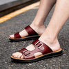 MEN'S CLASSIC LEATHER SANDALS SHOES MUA3082E9I