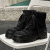 MEN'S EDGY PLATFORM ANKLE BOOTS WITH BOLD STYLE  MUA1768G9I