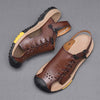 MEN'S ANTI-SLIP DURABLE CLOSED-TOE VINTAGE CASUAL SANDALS MUA2808E3F