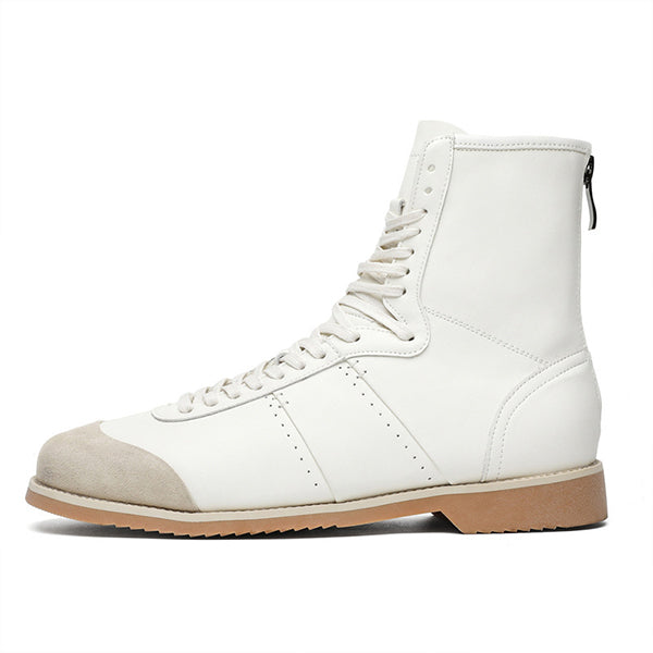 MEN'S CASUAL FASHION STITCHING LACE-UP BOOTS 40831044S