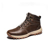MEN'S INSULATED LEATHER ANKLE BOOTS WITH ALL-TURF GRIP MUA1903G9I