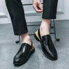 MEN'S SLIP-ON BREATHABLE VERSATILE LEATHER LOAFERS MUA0335F7F